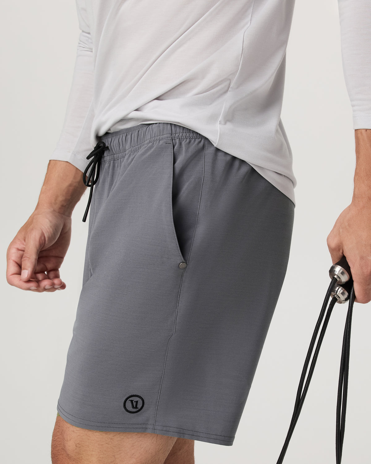 Elevate Kore Short Unlined 7" Men's Zinc Shorts - Vuori