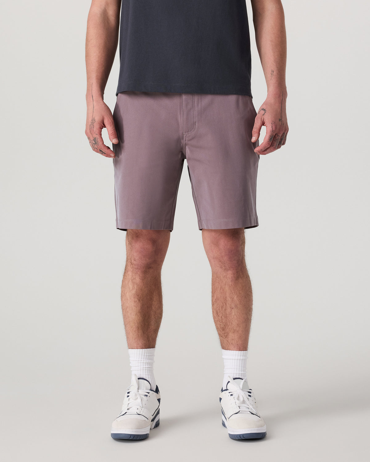 Meta Short 8" Men's Dusty Plum Classic Chino Shorts  - Vuori
