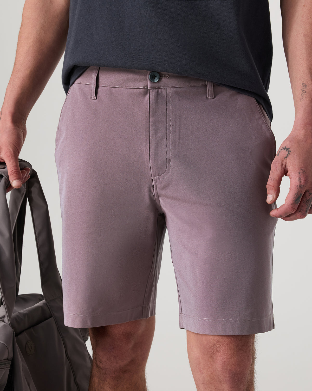 Meta Short 8" Men's Dusty Plum Classic Chino Shorts  - Vuori