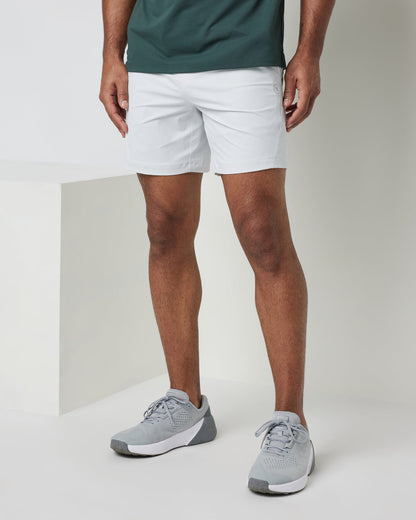 Crosscourt Short Men's Frost Grey Tennis Shorts - Vuori