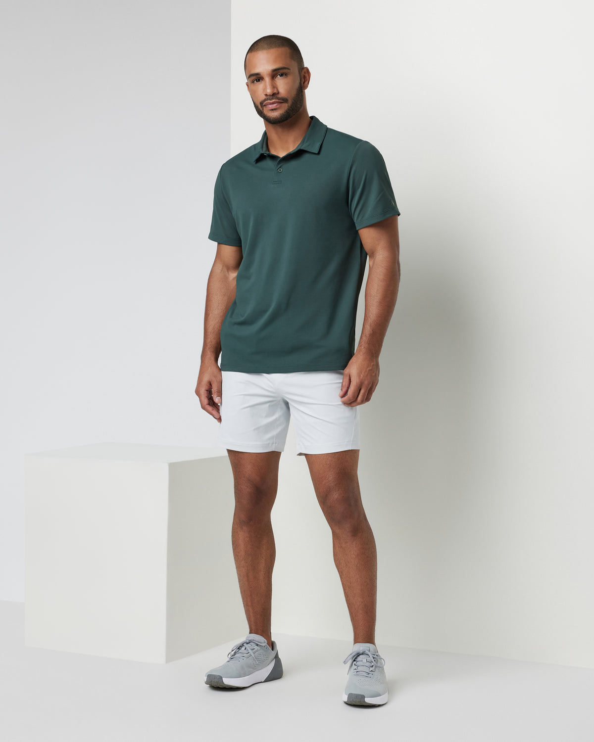 Crosscourt Short Men's Frost Grey Tennis Shorts - Vuori