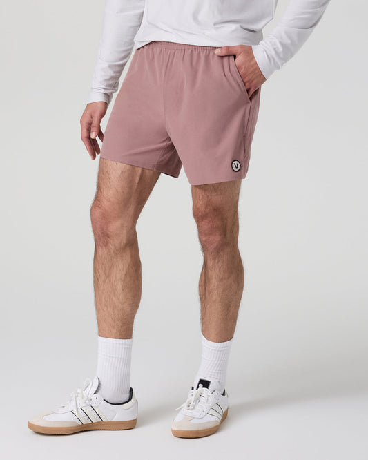 Maverick Volley Short Men's Zion Rose Hybrid Shorts - Vuori