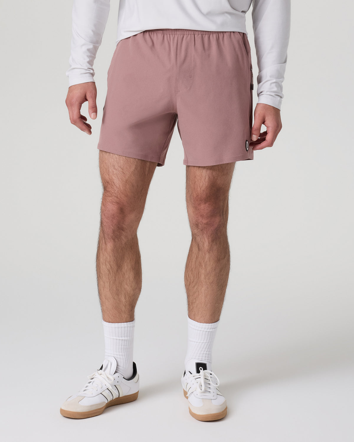 Maverick Volley Short Men's Zion Rose Hybrid Shorts - Vuori