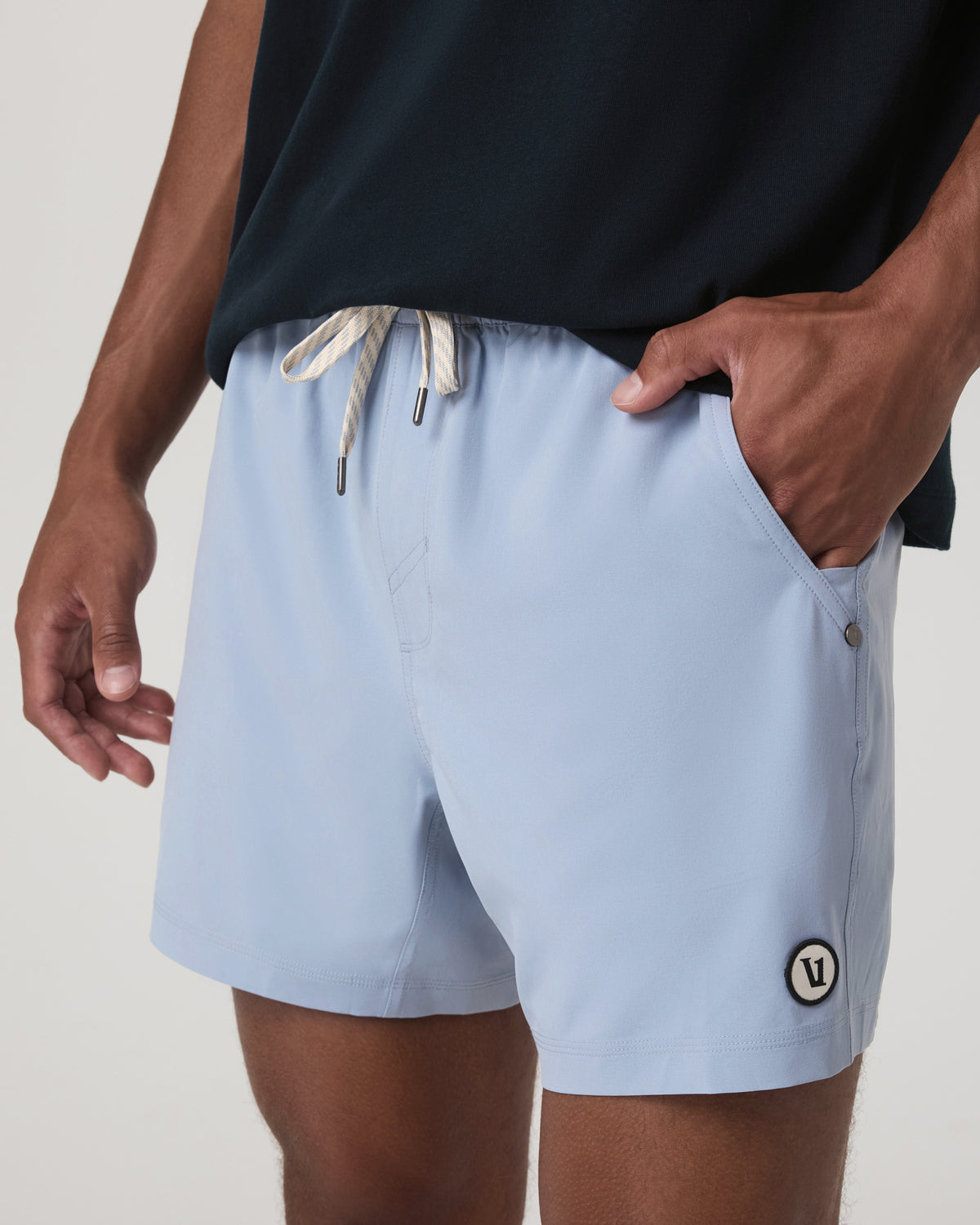 Kore Short Unlined 5" Men's Blue Dusk Athletic Fit Shorts - Vuori