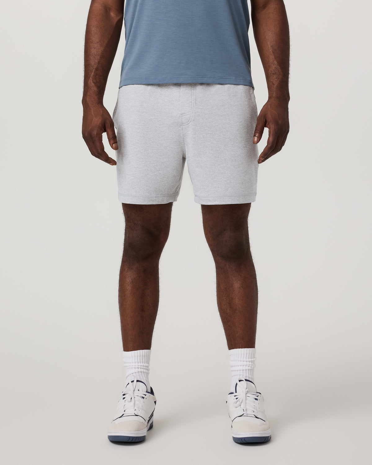 Coronado Short 5" Men's Light Heather Grey Lounge Short - Vuori
