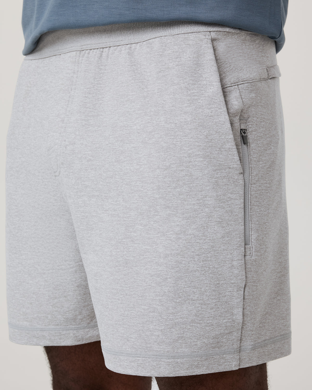 Coronado Short 5" Men's Light Heather Grey Lounge Short - Vuori