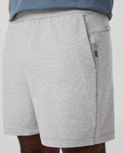Coronado Short 5" Men's Light Heather Grey Lounge Short - Vuori
