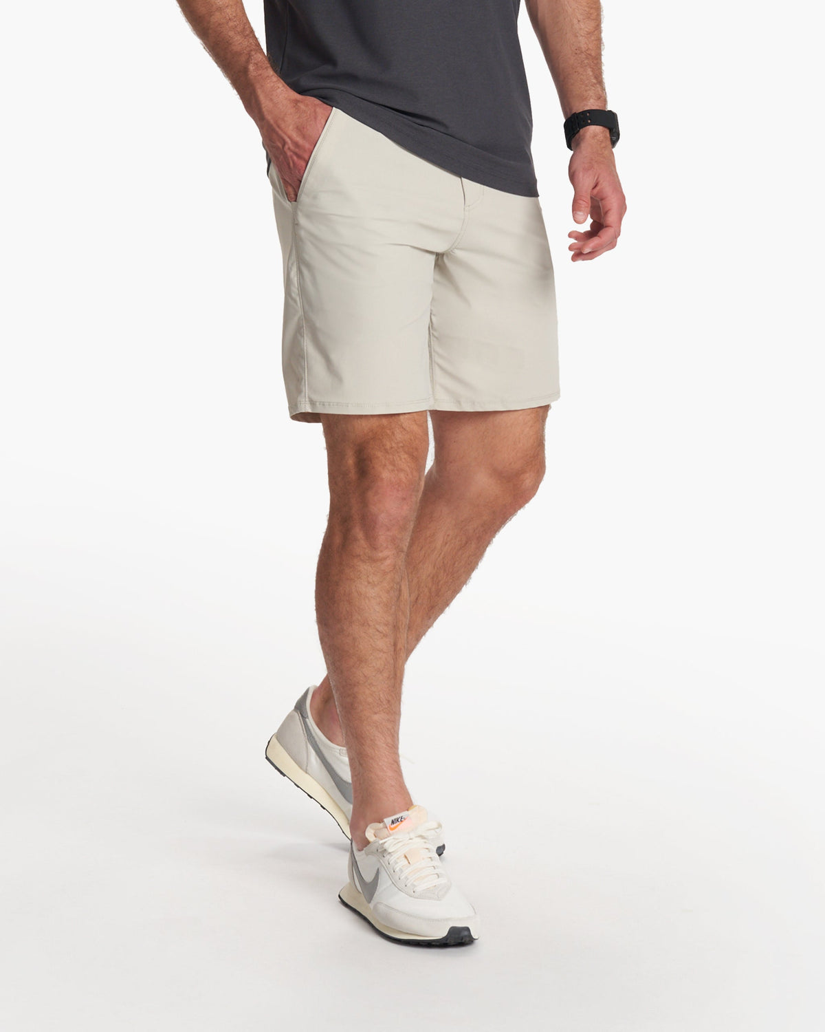 Meta Short Men's Birch White Chino Shorts - Vuori