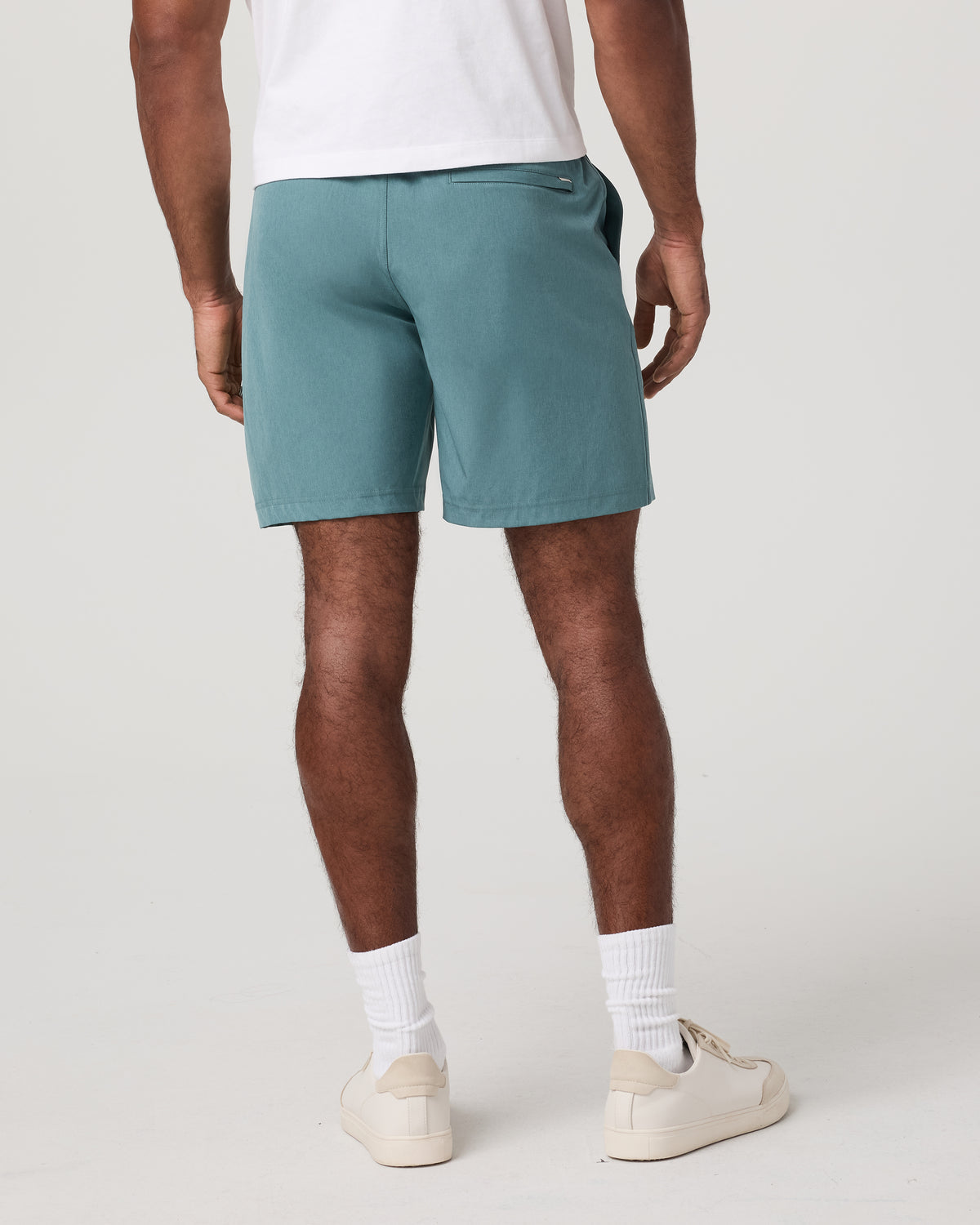 Banks Session Short Unlined 7" Bluegrass Linen Texture - Vuori