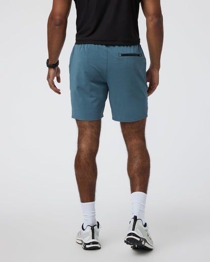 Elevate Kore Short Lined 7" Light Deep Sea Performance Shorts - Vuori