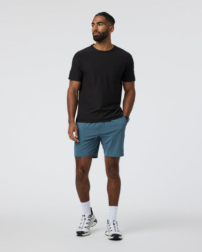 Elevate Kore Short Lined 7" Light Deep Sea Performance Shorts - Vuori