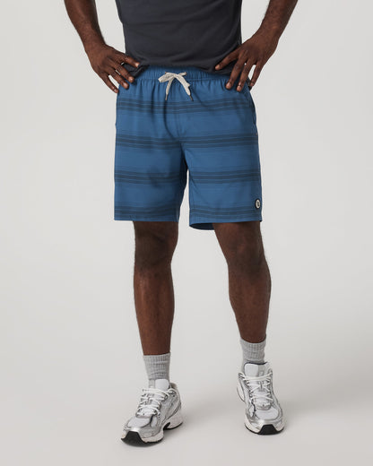 Kore Short Unlined 7" Sea Gradient Stripe - Vuori