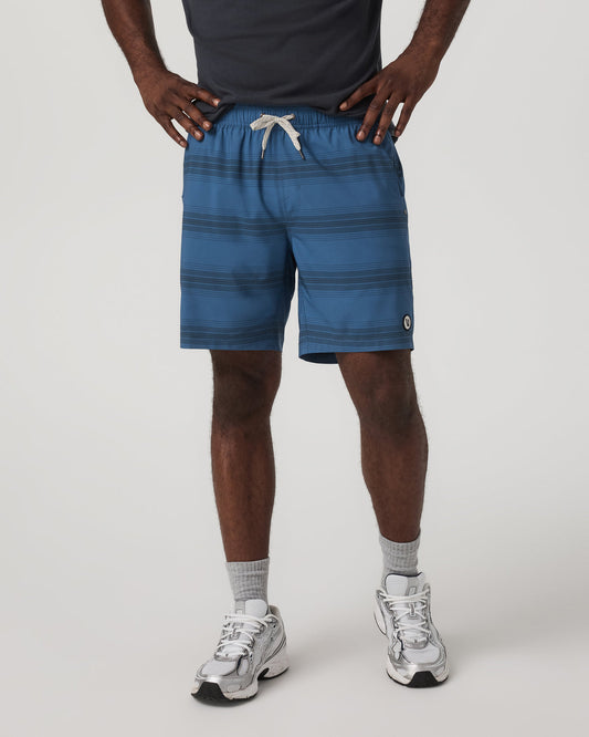Kore Short Unlined 7" Sea Gradient Stripe - Vuori