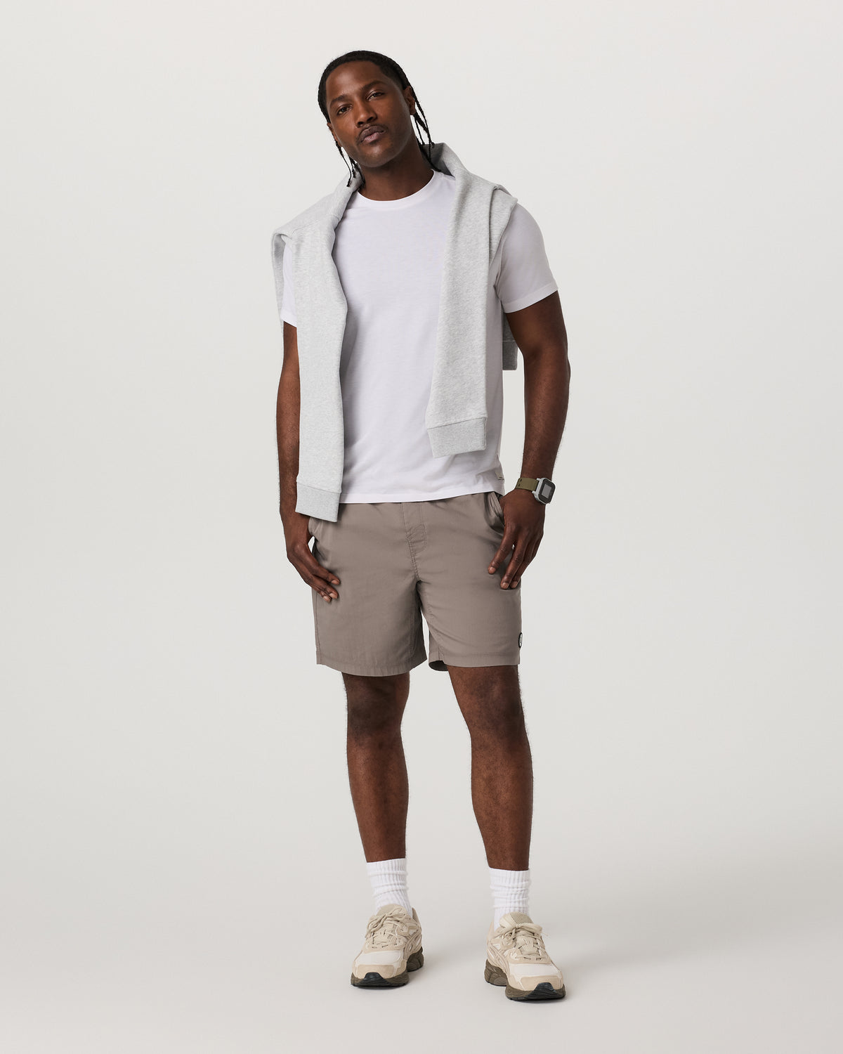 Kore Everyday Short Lined 7" Men's Smokey Taupe Shorts - Vuori