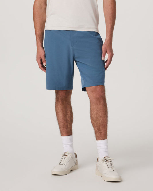 Aim Short Men's Pool Blue Performance Shorts - Vuori