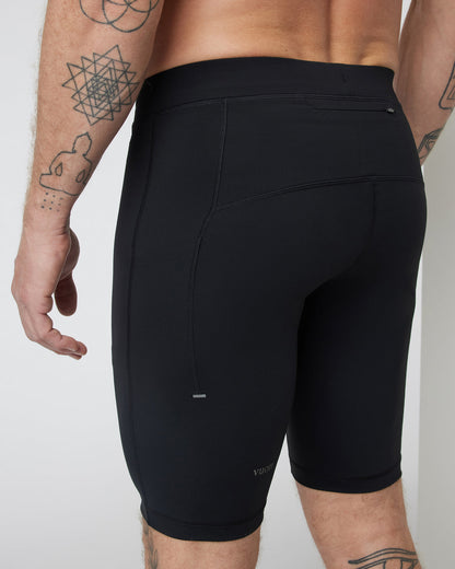 PR Short Men's Black Compression Shorts - Vuori