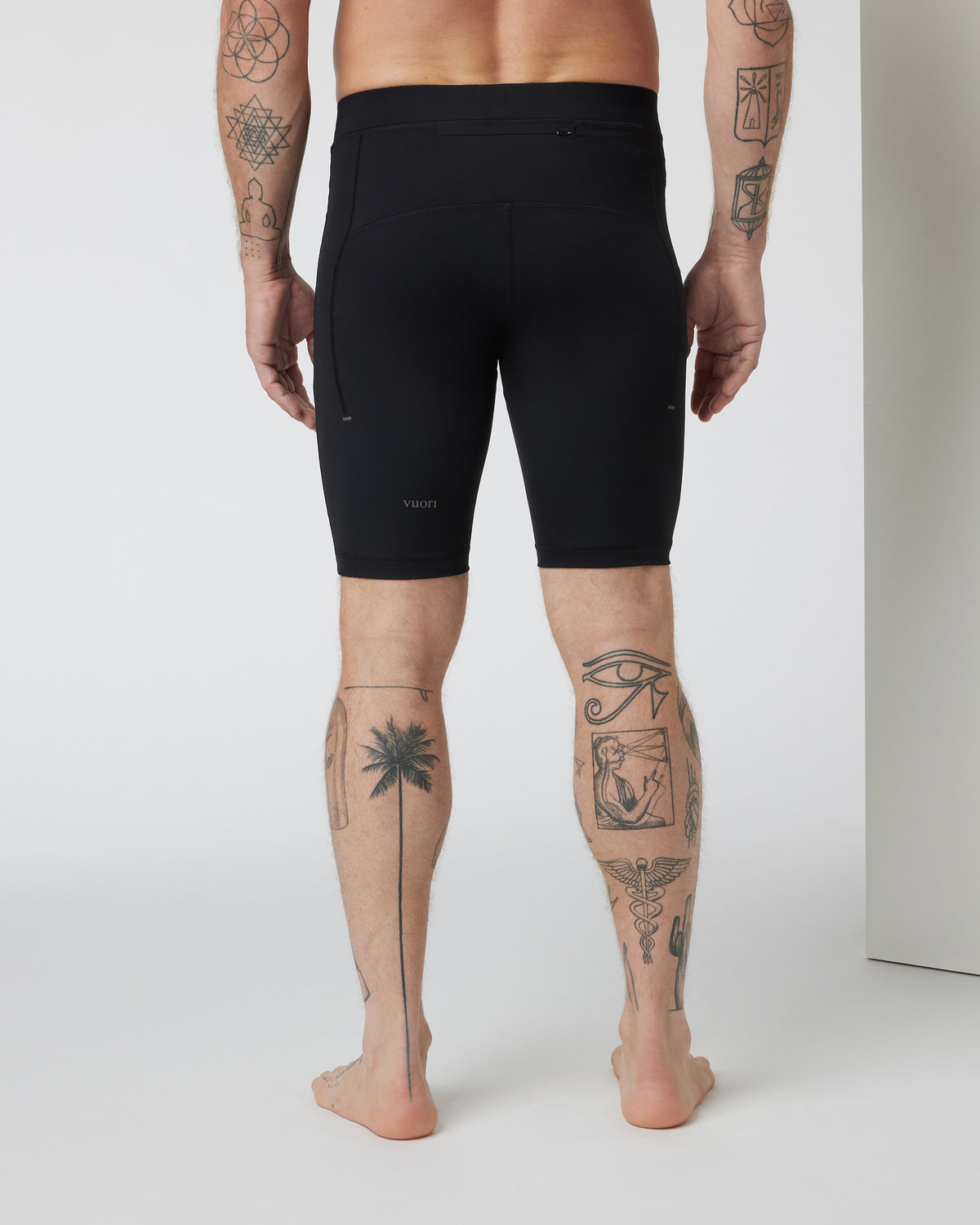 PR Short Men's Black Compression Shorts - Vuori