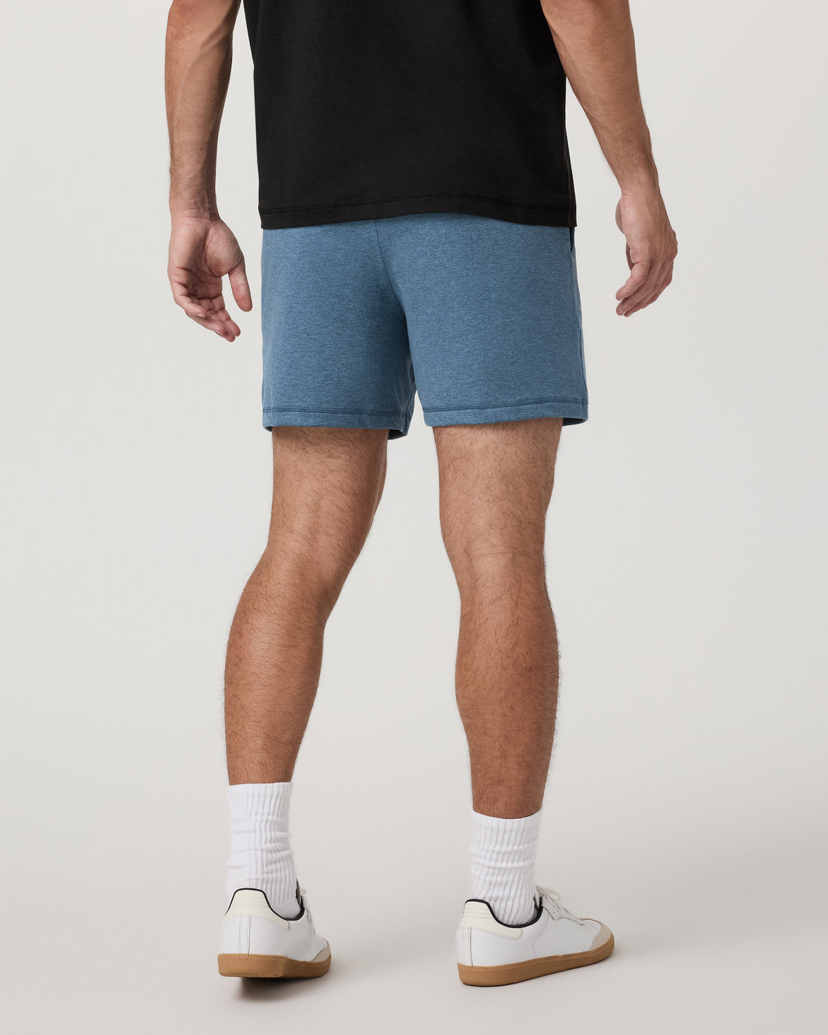 Coronado Short 5" Men's Pool Blue Heather Lounge Shorts - Vuori