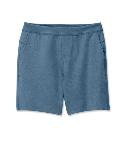 Coronado Short 5" Men's Pool Blue Heather Lounge Shorts - Vuori