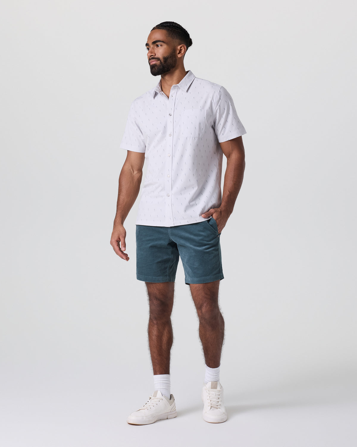 Optimist Short Men's Light Deep Sea Corduroy Shorts - Vuori