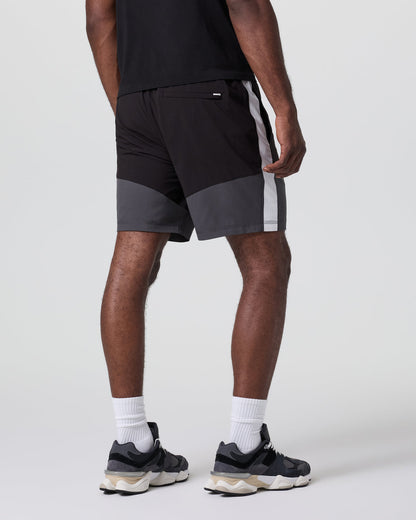 Kore Short X1 Lined Classic Fit 7" Black/Dark Pewter/Salt - Vuori