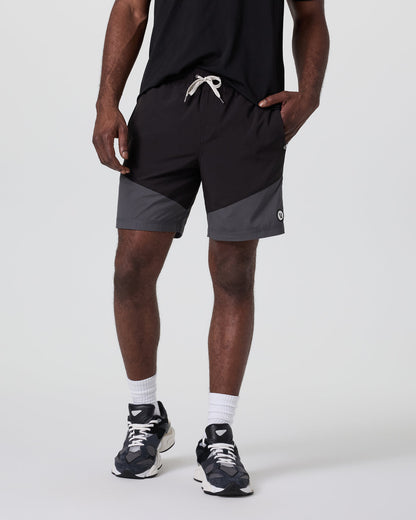 Kore Short X1 Lined Classic Fit 7" Black/Dark Pewter/Salt - Vuori