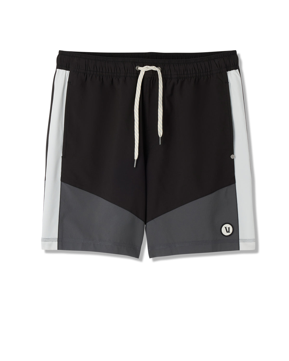 Kore Short X1 Lined Classic Fit 7" Black/Dark Pewter/Salt - Vuori