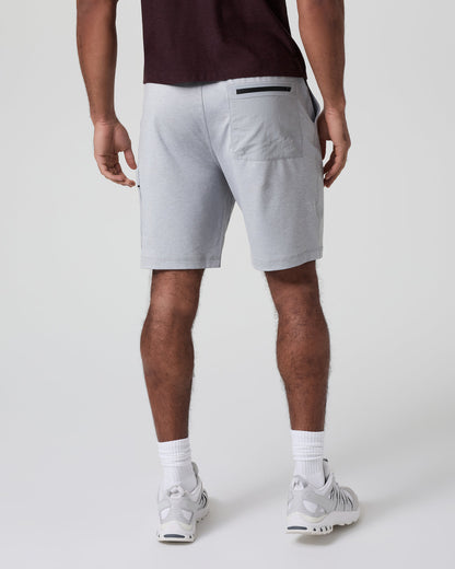 Sunday Performance Utility Short Classic Fit 8" Platinum Heather - Vuori