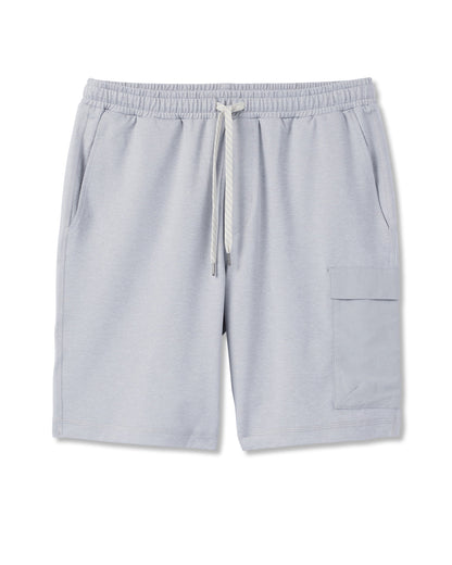 Sunday Performance Utility Short Classic Fit 8" Platinum Heather - Vuori