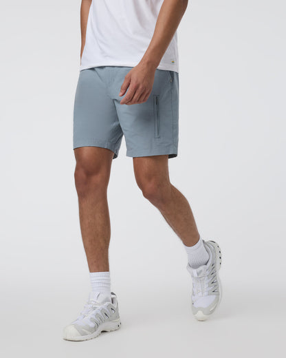Barren Explorer Short Classic Fit 8" Dusty Blue - Vuori
