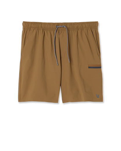 Grafton Short Unlined 7" Men's Rum Training Shorts - Vuori