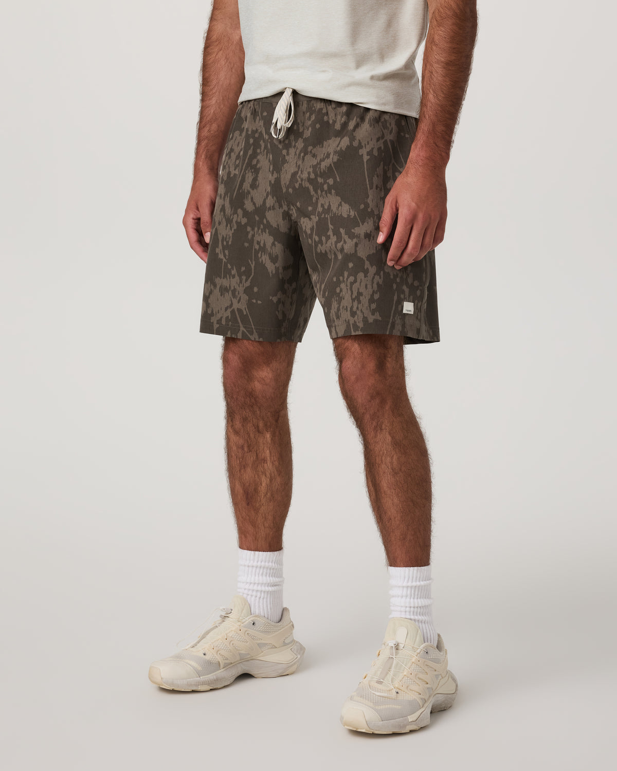 Banks Session Short Unlined 7" Root Earth Linen Texture - Vuori