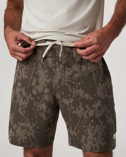 Banks Session Short Unlined 7" Root Earth Linen Texture - Vuori