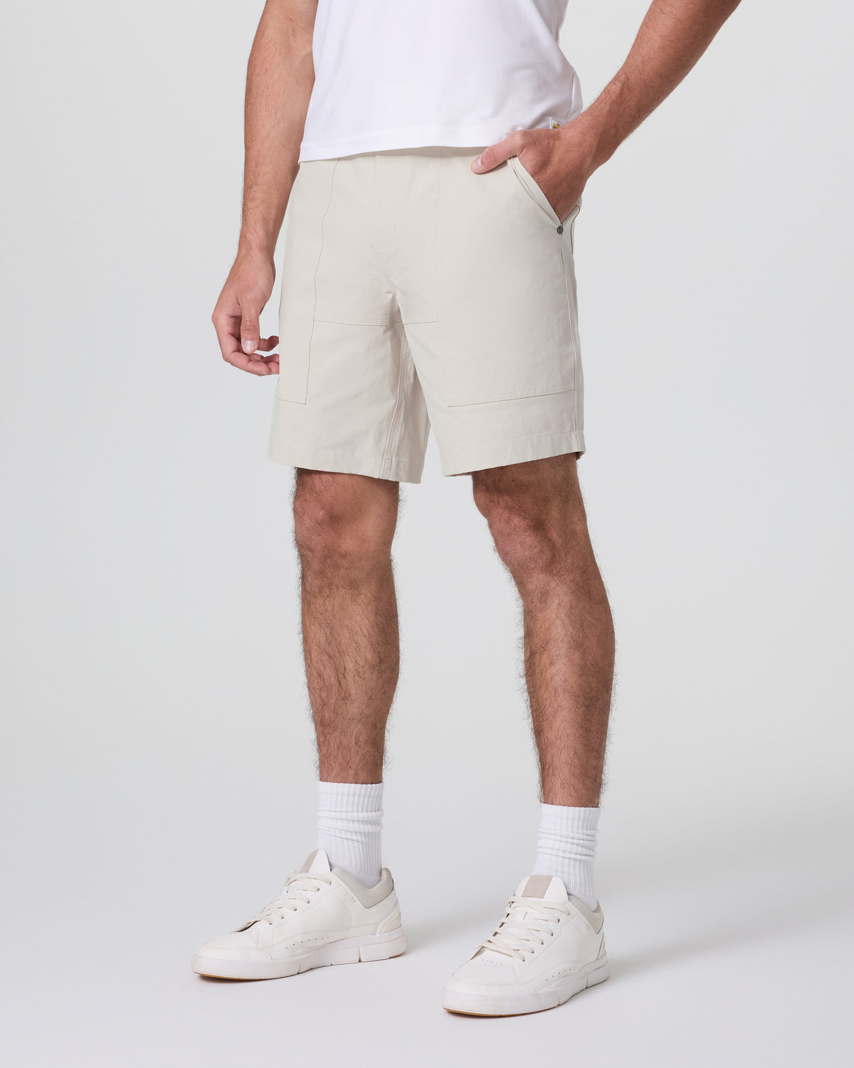 Barren Short Men's Oatmeal Outdoor Shorts - Vuori
