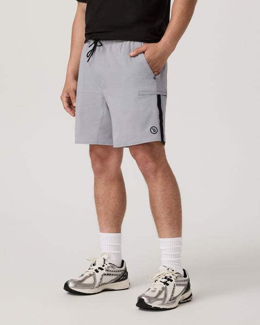 Elevate Kore Utility Short Lined 7" Men's Sea Fog Shorts - Vuori