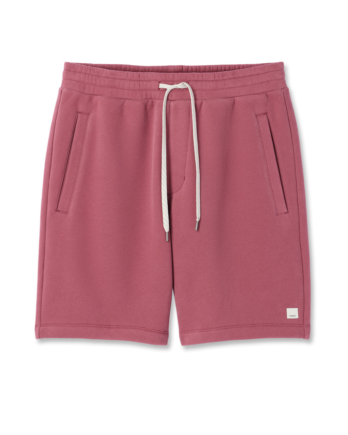 Seaside Short 8" Relaxed Men's Berry Lounge Shorts - Vuori