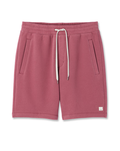 Seaside Short 8" Relaxed Men's Berry Lounge Shorts - Vuori