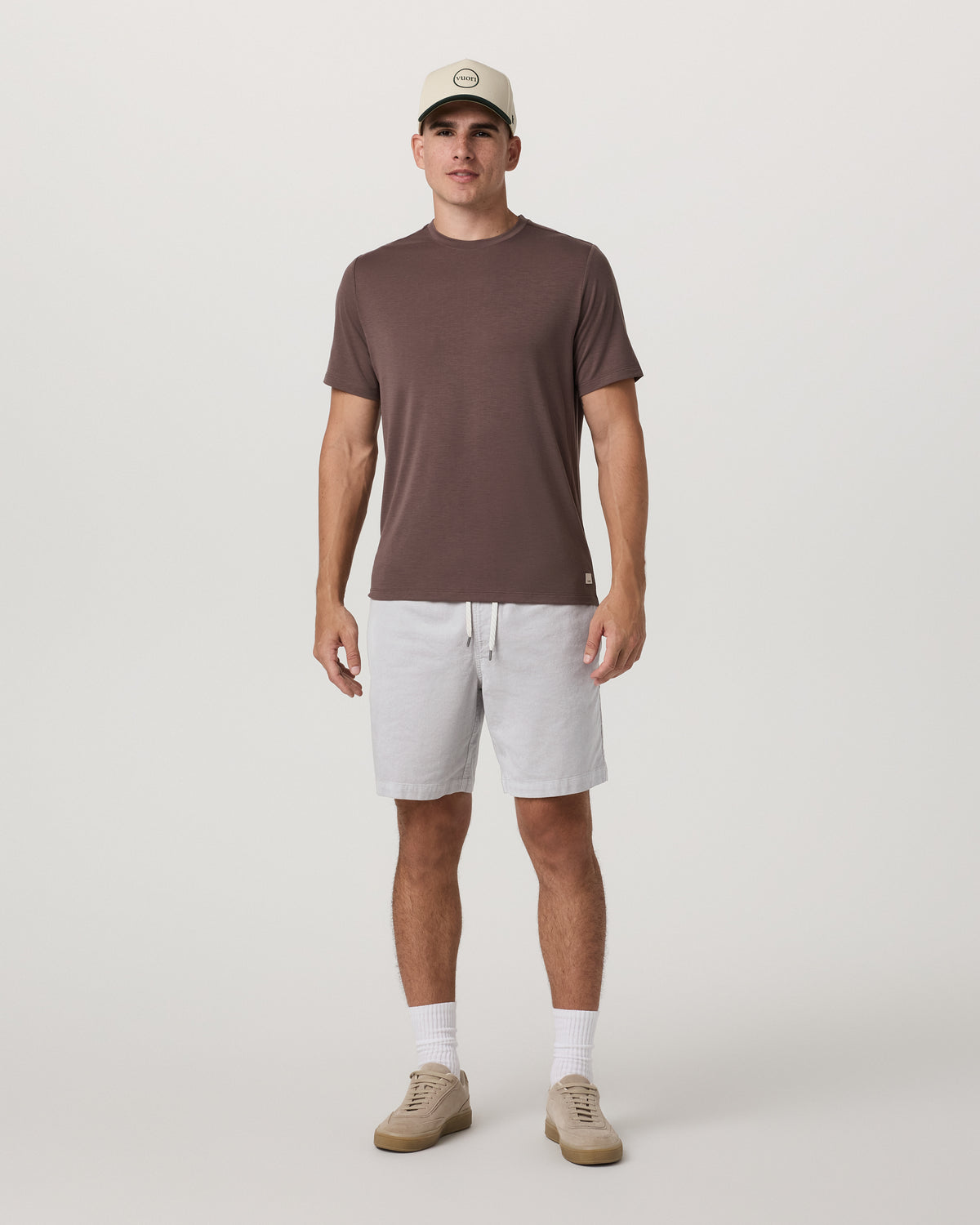Optimist Elastic Waist Short 8" Men's Amethyst Grey Short - Vuori
