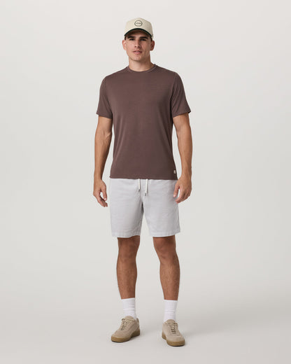 Optimist Elastic Waist Short 8" Men's Amethyst Grey Short - Vuori