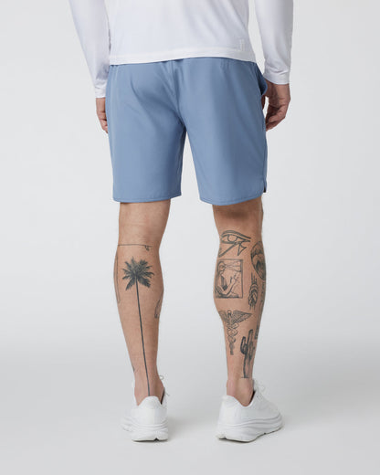Banks Short Men's Chambray Athletic Shorts - Vuori