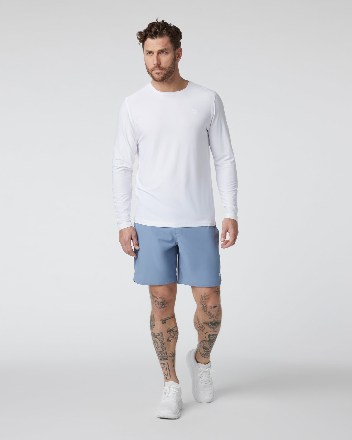 Banks Short Men's Chambray Athletic Shorts - Vuori