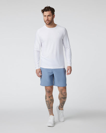 Banks Short Men's Chambray Athletic Shorts - Vuori