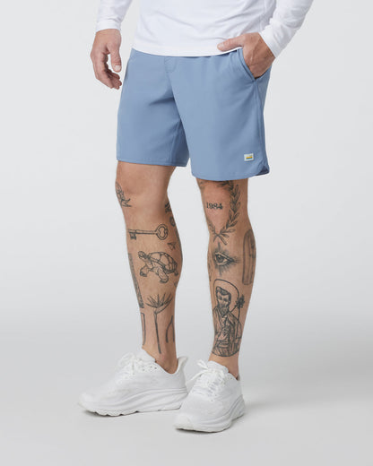 Banks Short Men's Chambray Athletic Shorts - Vuori