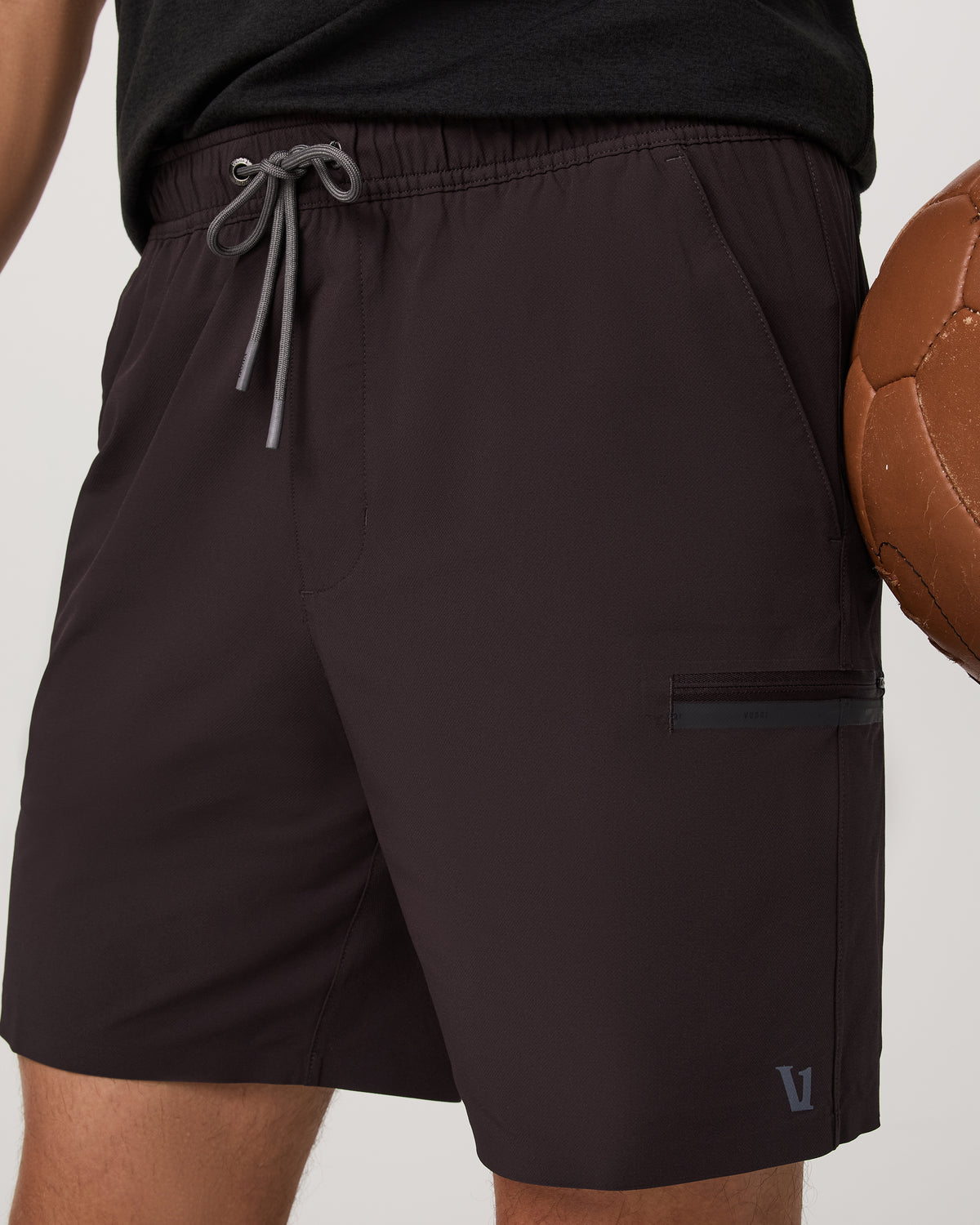 Grafton Short Unlined 7" Men's Raisin Training Shorts - Vuori