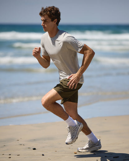 Grafton Short Unlined Classic Fit 7" Moss Green - Vuori