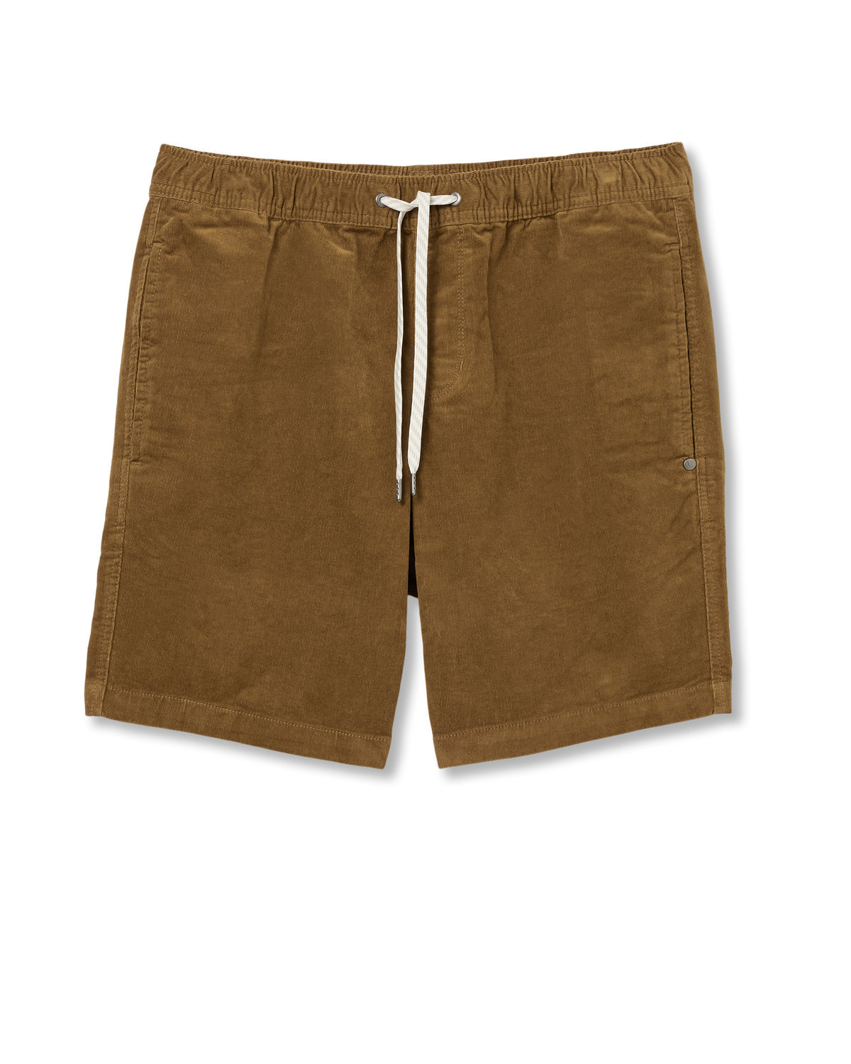 Optimist Elastic Waist Short 8" Men's Rum Relaxed Shorts - Vuori