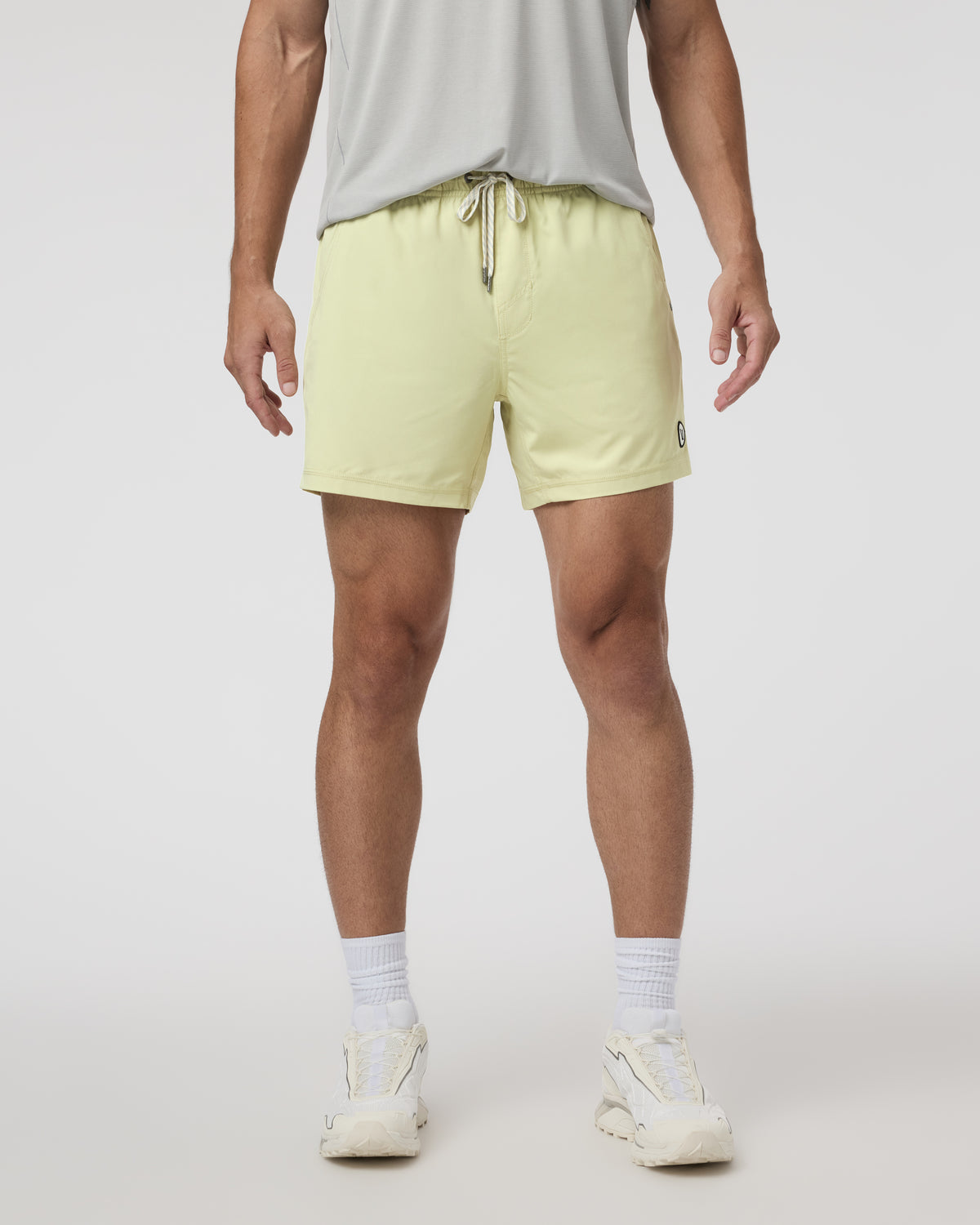 Kore Short 5" Pale Citron Athletic Shorts - Vuori