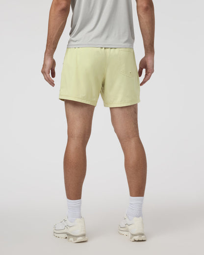 Kore Short 5" Pale Citron Athletic Shorts - Vuori