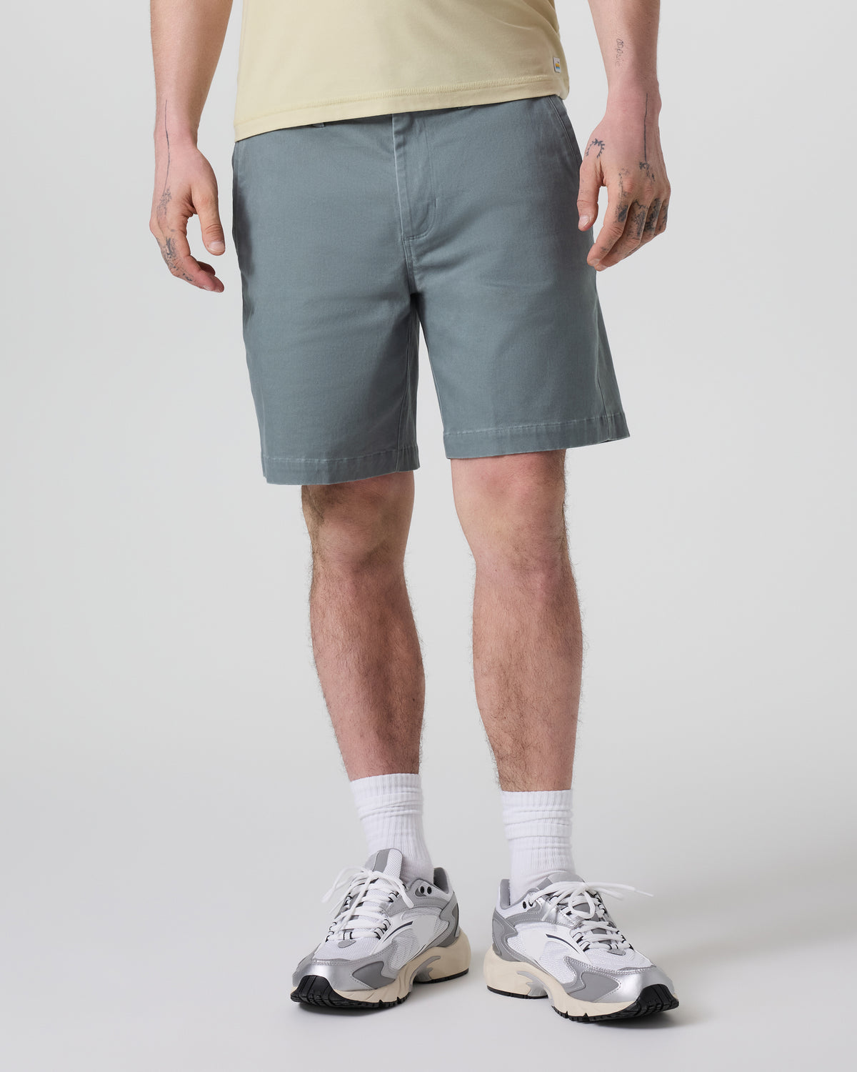 Fletcher Short Classic Fit 8" Dusty Blue - Vuori