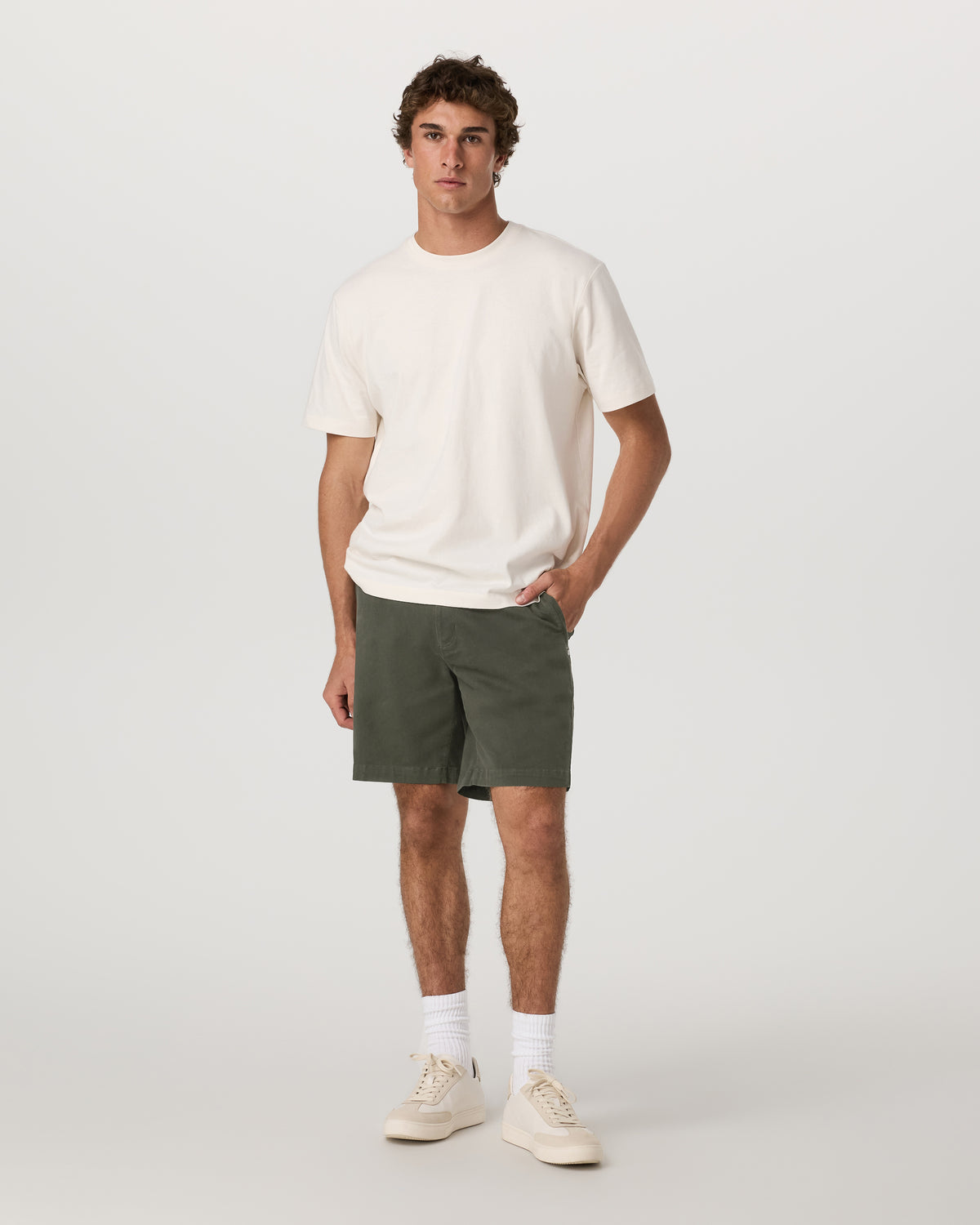 Fletcher Chino Short 8" Men's Dark Oregano Shorts - Vuori